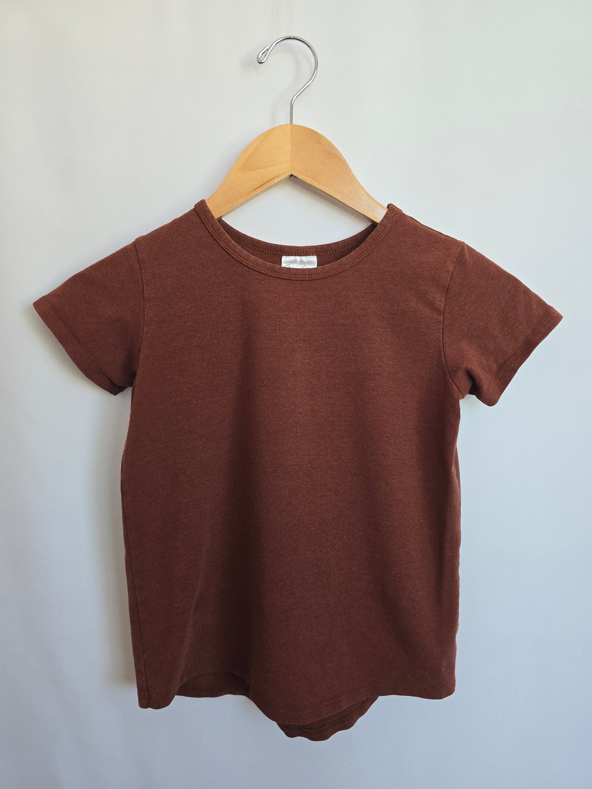 Jax & Lennon Rust Basic Tee • Youth Small 6-7 years