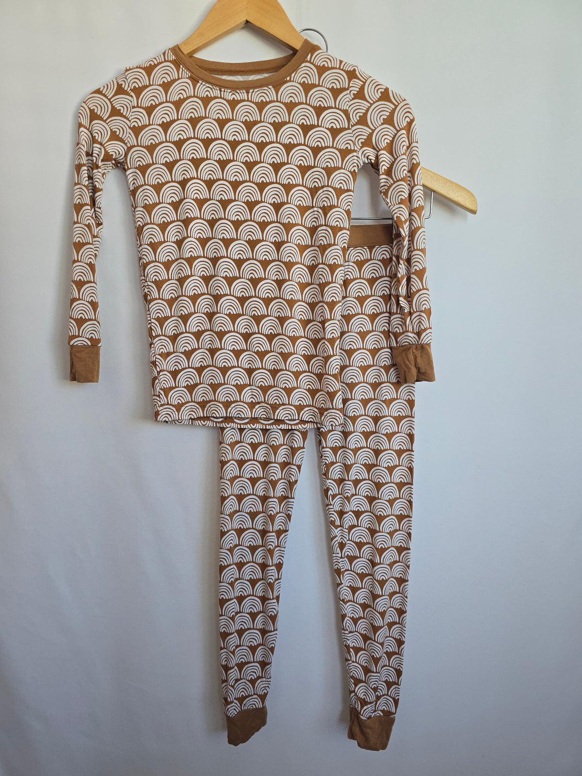 Little Sleepies Umber Rainbow Pajama Set • 7-8 years