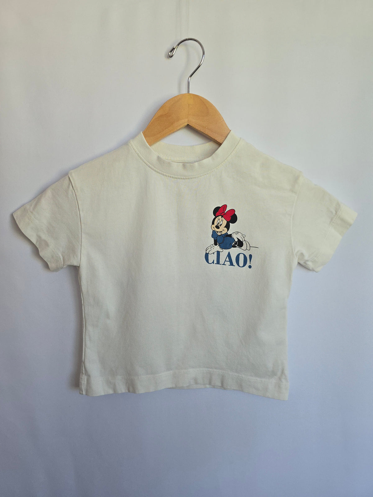 PLAY H&M Minnie Mouse Ciao Tee • 4-6 years