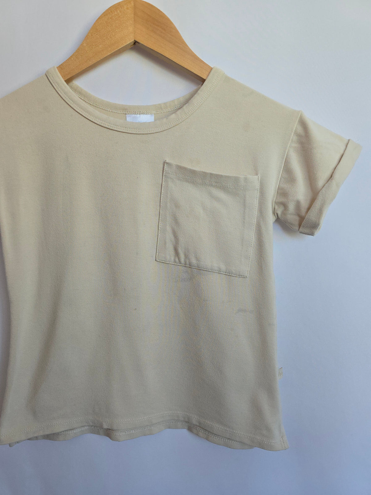 PLAY Jax & Lennon Bone Boxy Tee • 2-3 years