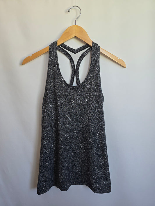 Lululemon Black Speckled Racerback Tank • Small