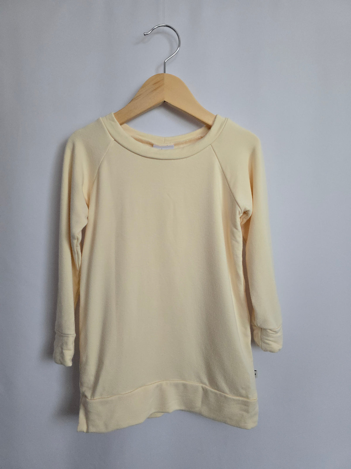 Jax & Lennon Cream Fleece Sweater Dress • 2-3 years