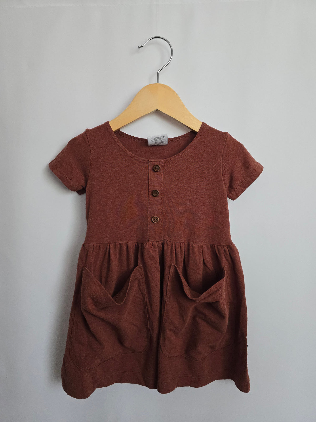 Haven Kids Meadow Dress Rustic Brown • 18-24 months