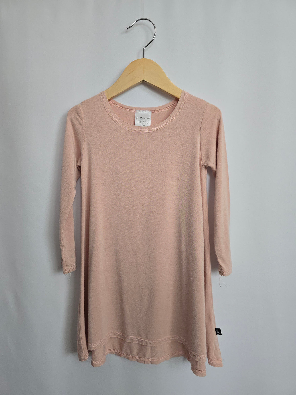 PLAY Jax & Lennon Blush Long Sleeve Dress • 2-3 years