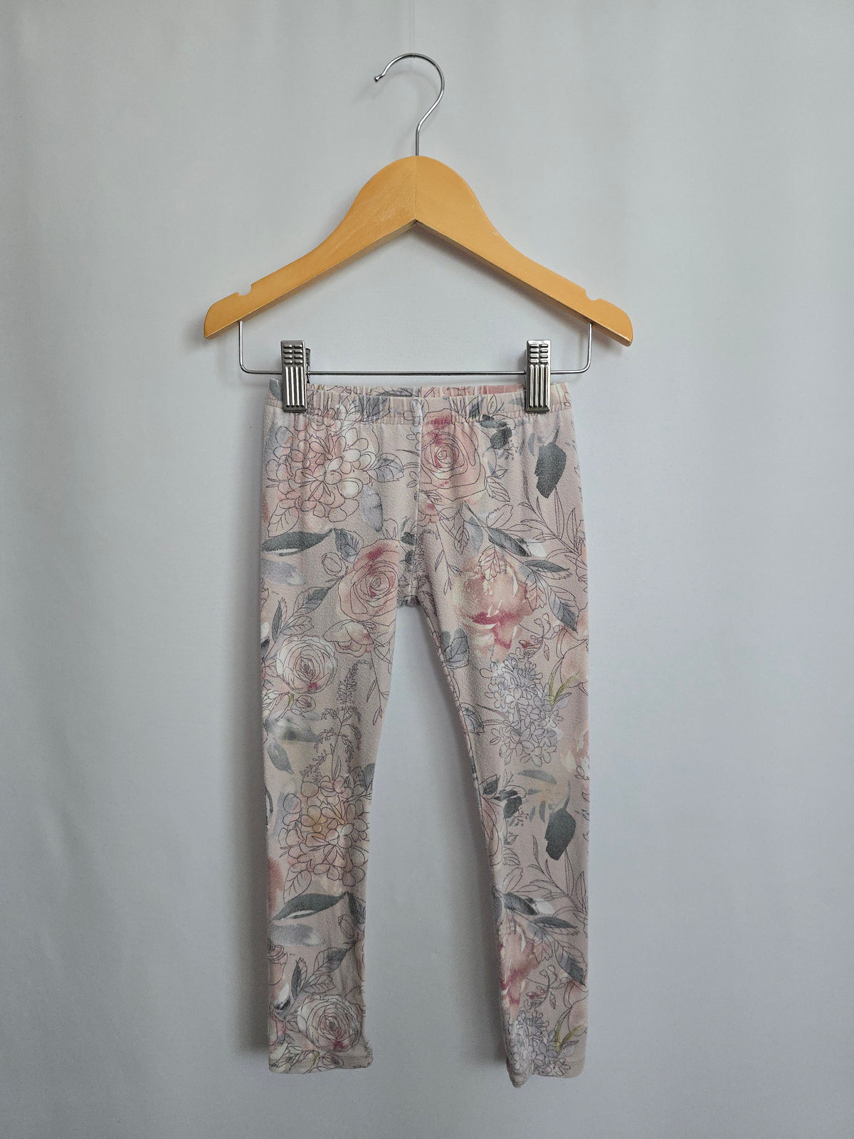 PLAY Jax & Lennon Watercolor Floral Leggings • 3-4 years