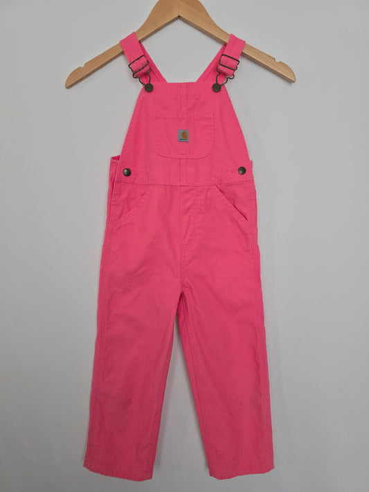 Carhartt Hot Pink Overalls • 4T