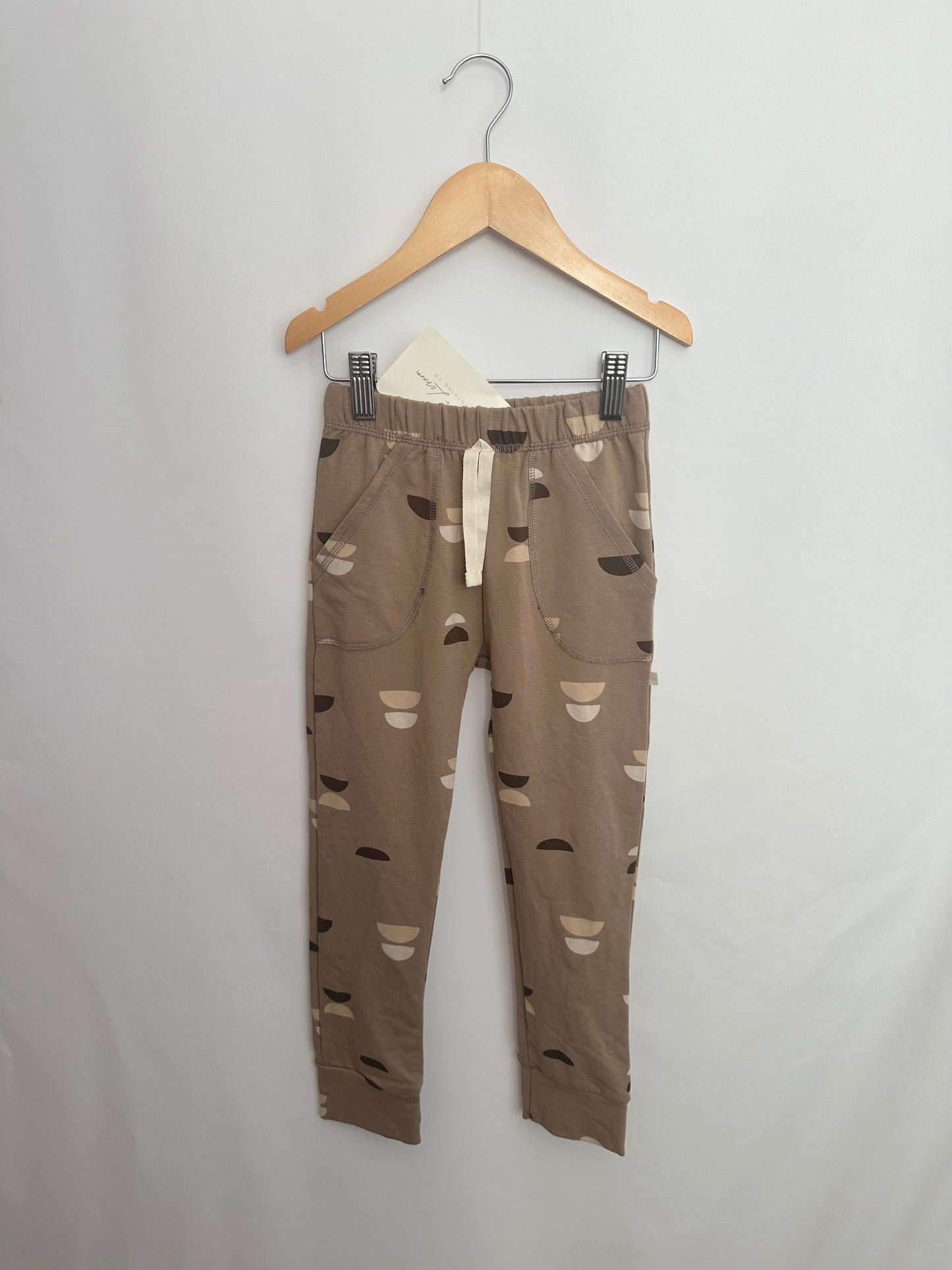 NEW Jax & Lennon Crescents Terry Lounge Pants • 5-6 years