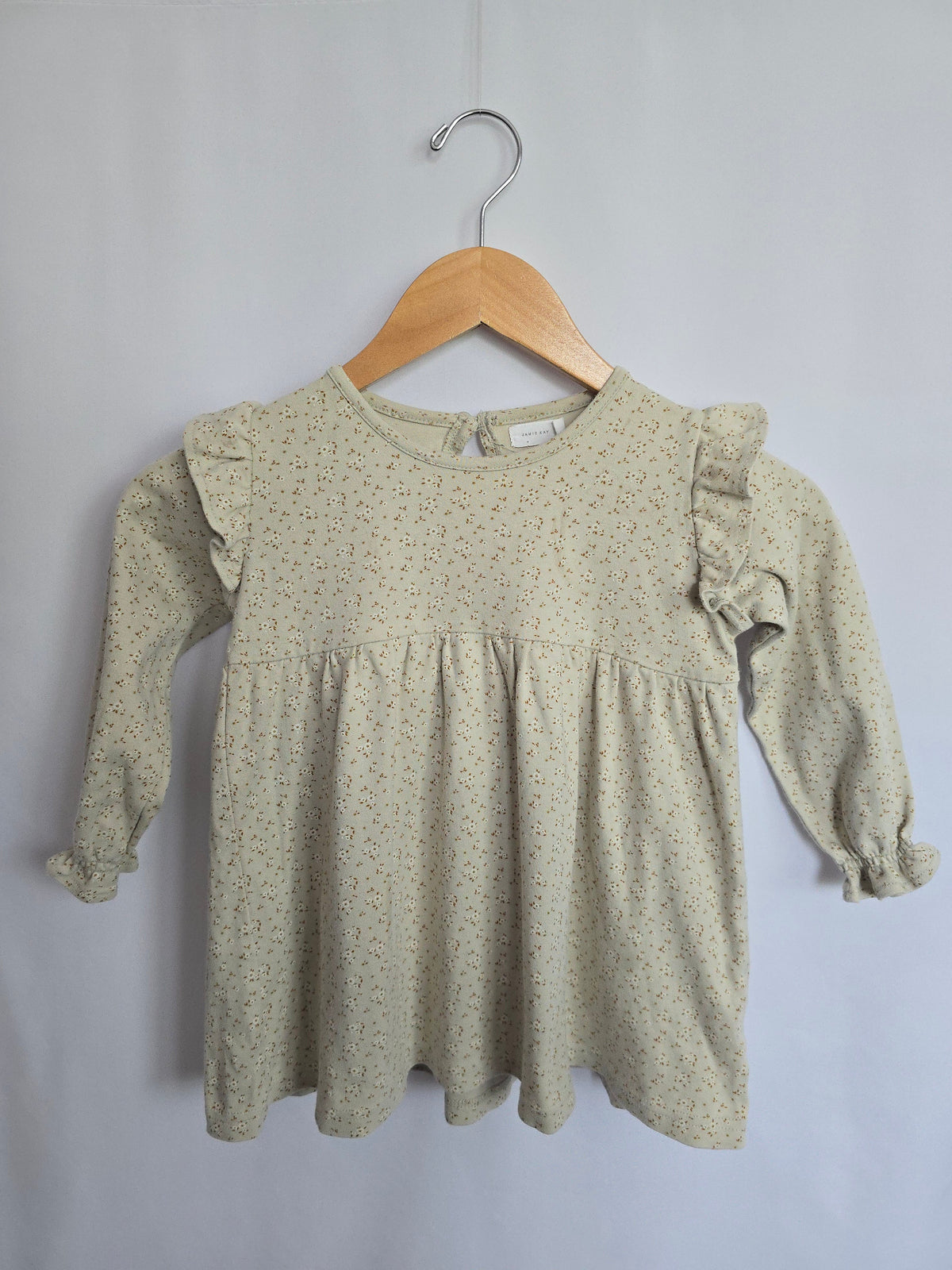 Jamie Kay Light Grey Mini Floral Frankie Dress • 4 years