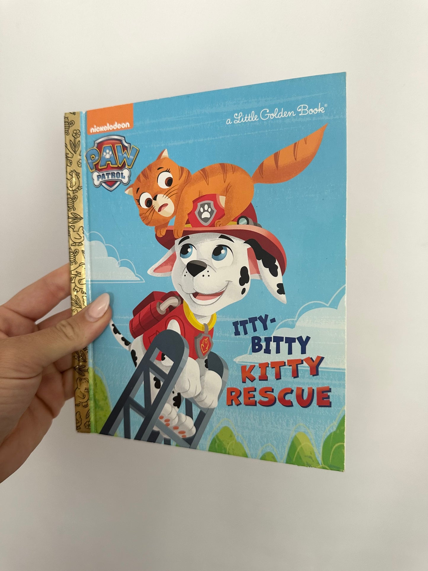 A Little Golden Book Paw Patrol Itty Bitty Kitty Rescue • Hardcover Book