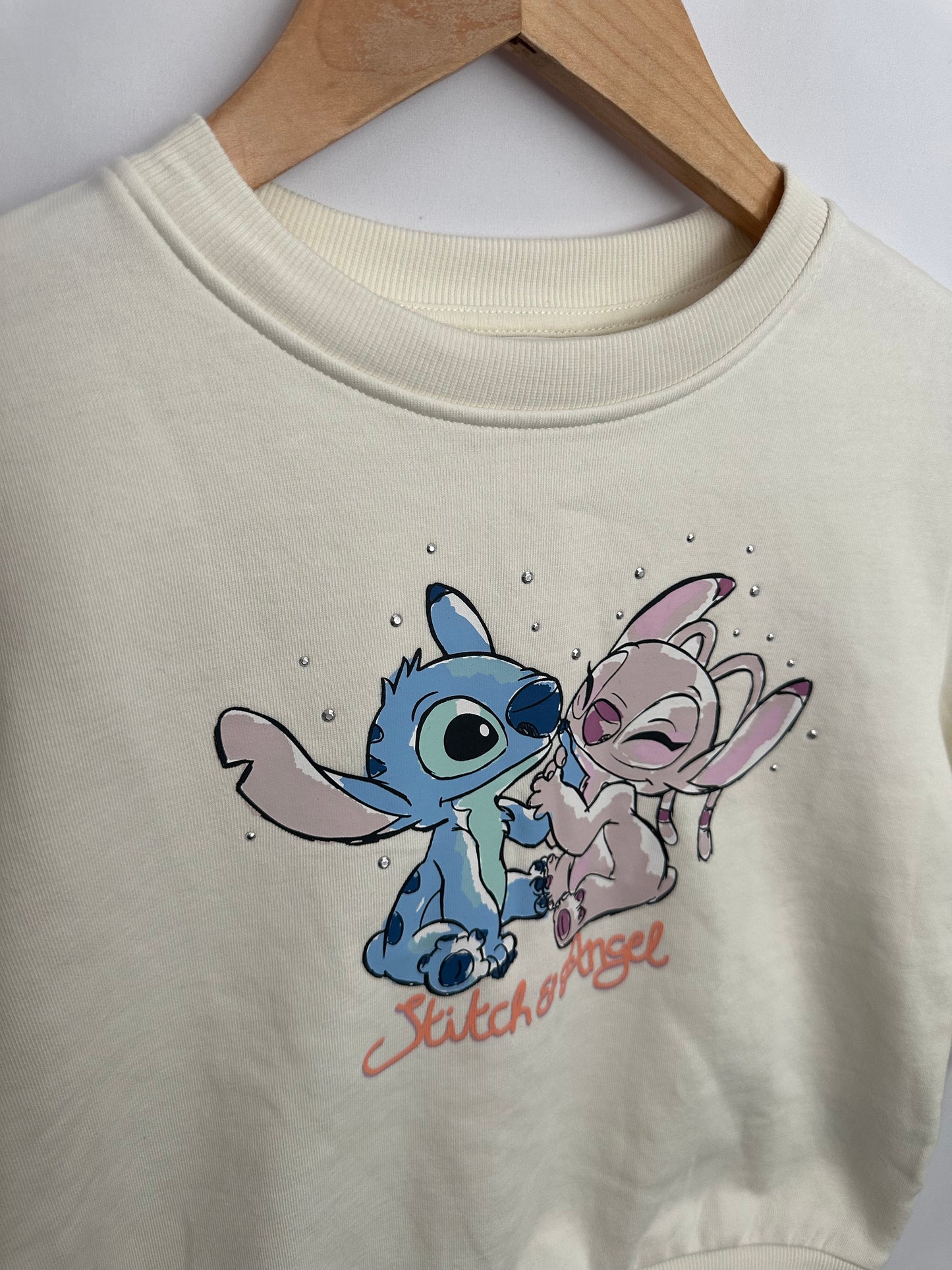 H&M Ivory Stitch Crewneck • 4-6 years