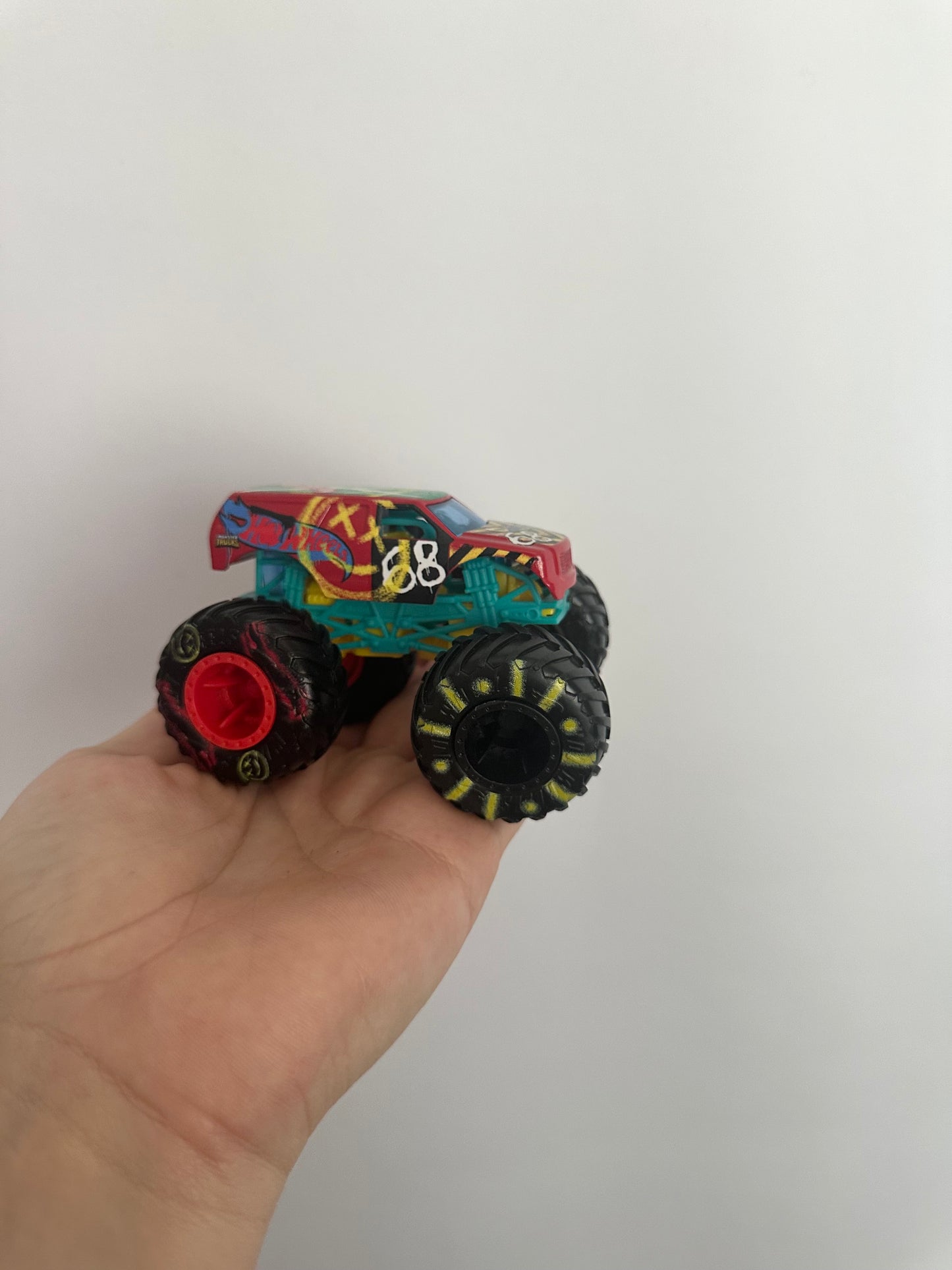 HotWheelsRed 68 Monster Truck Toy