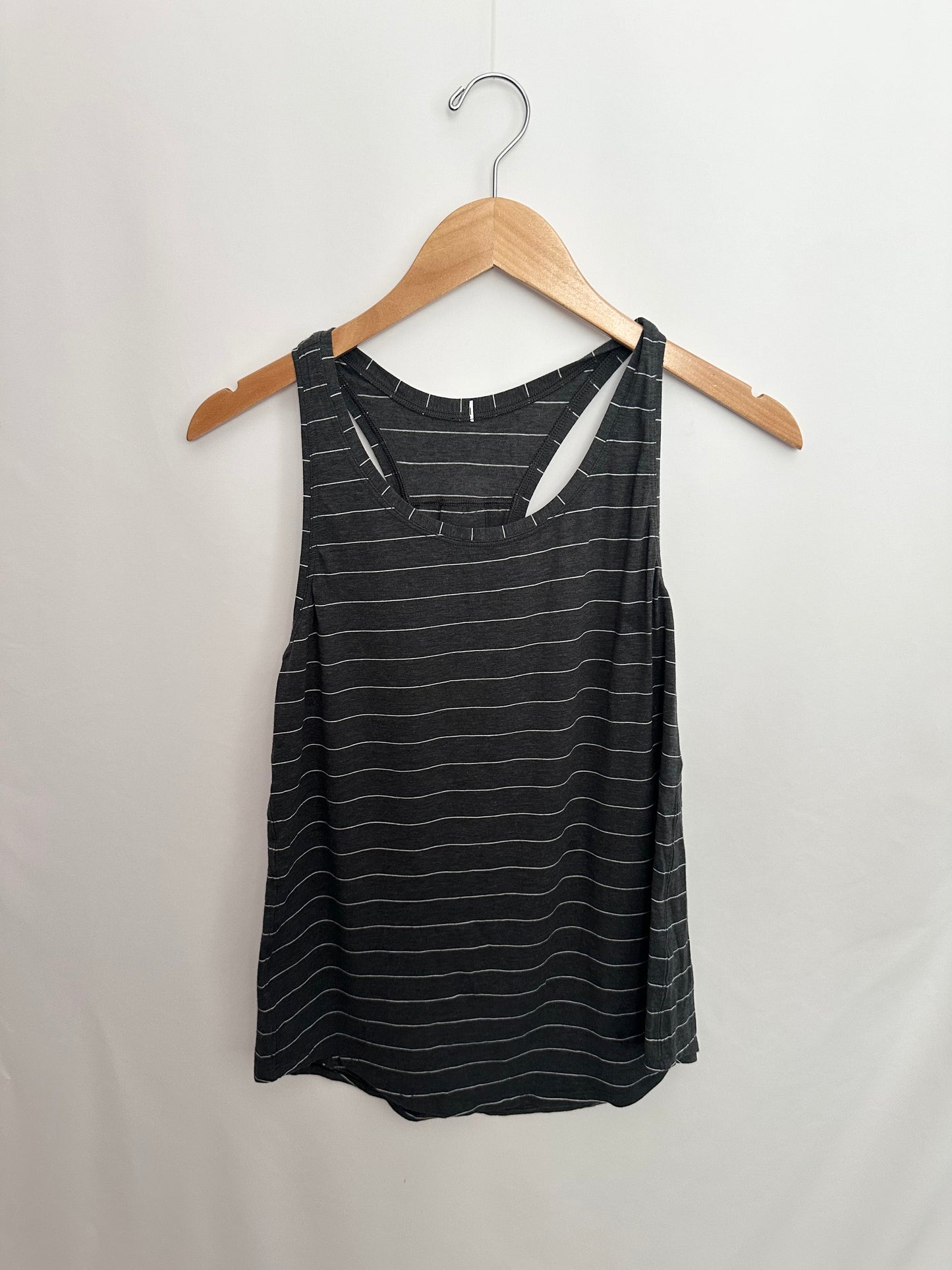 Lululemon Grey Stripe Love Tank • Medium 8