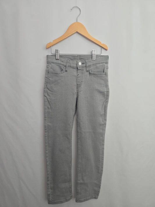 H&M Slim Fit Grey Denim • 7-8 years