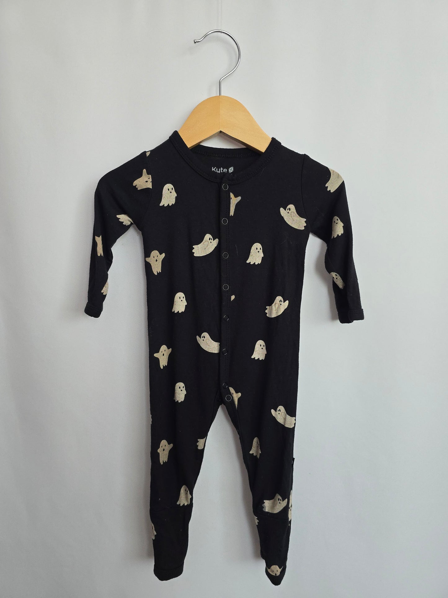 Kyte Ghosts Snap Romper • 3-6 months