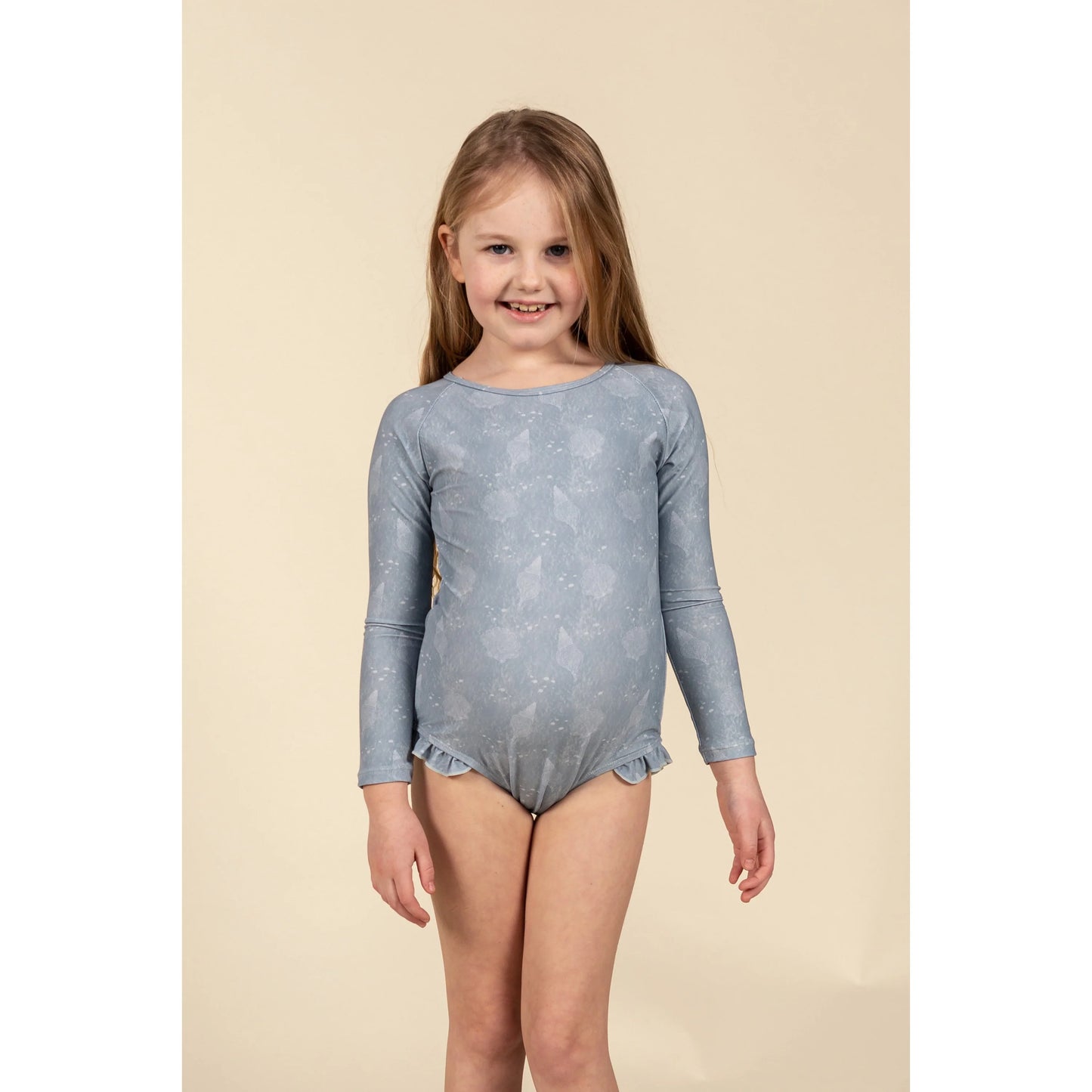 Current Tyed The "Cove" Ruffle Rashguard Suit