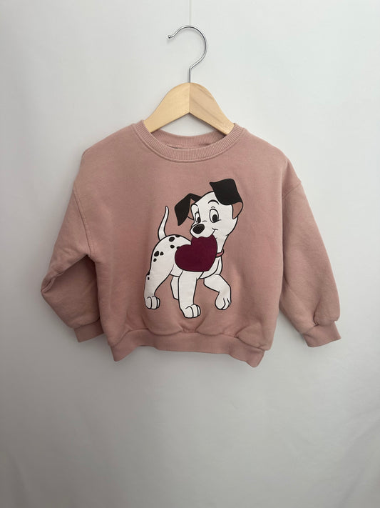 Zara Dalmations Crewneck • 3-4 years