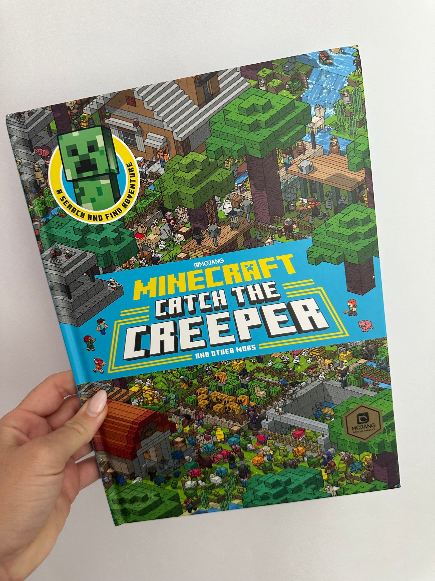 Search & Find - Minecraft Catch The Creeper • Hardcover Book