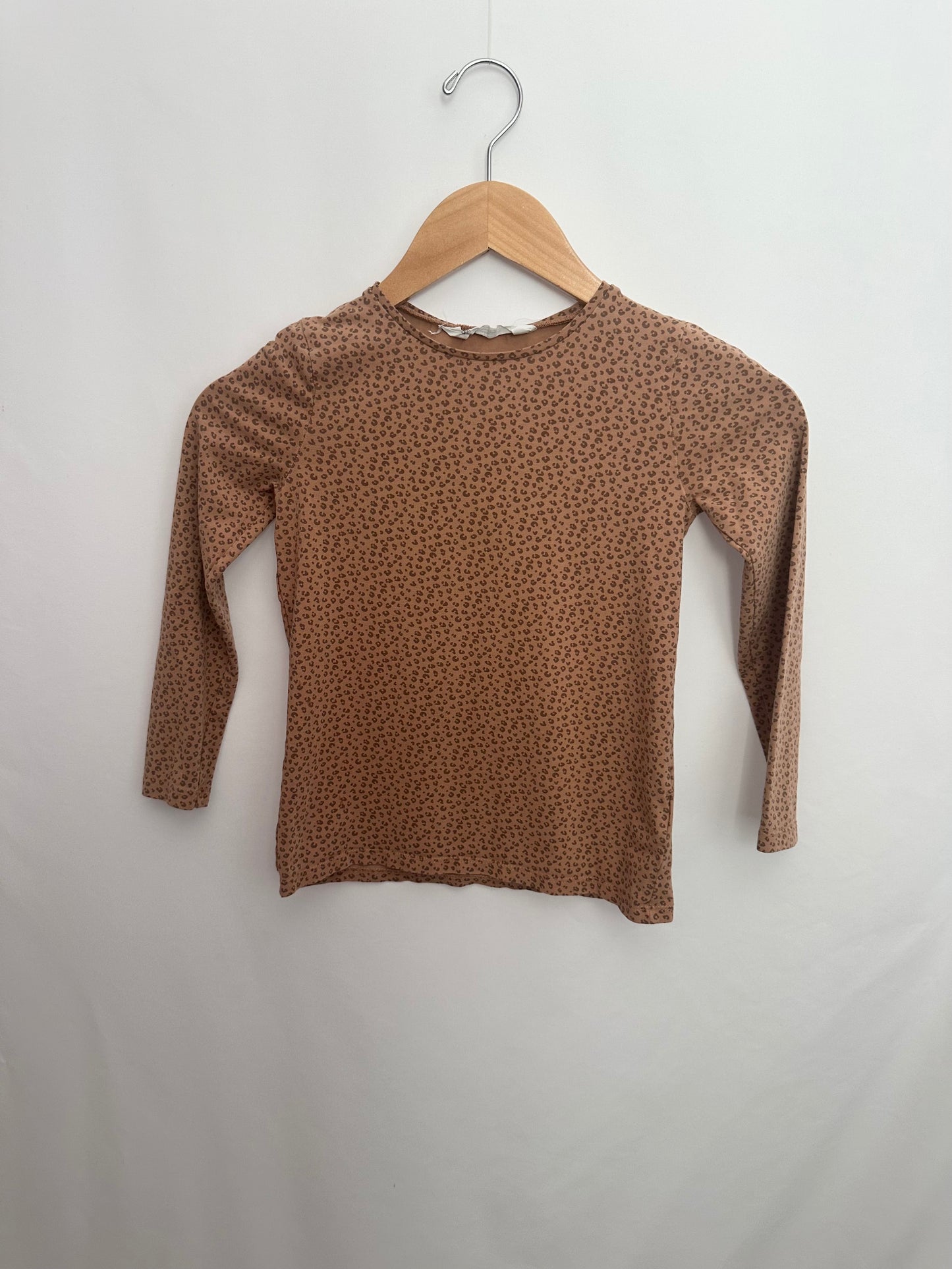 H&M Mini Leopard Long Sleeve Shirt • 6-8 years