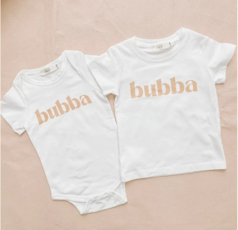 Holde Keepsake "Bubba" Short Sleeve Bodysuit • 6-12 months