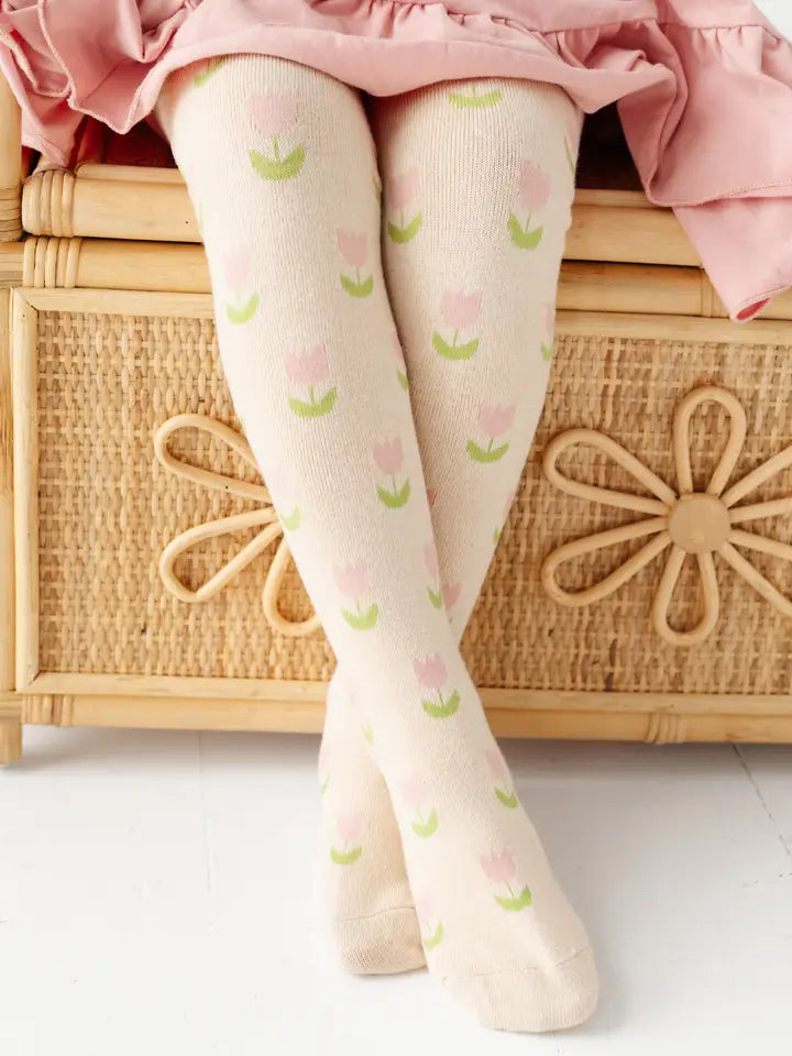 Little Stocking Co. Tulip Knit Tights