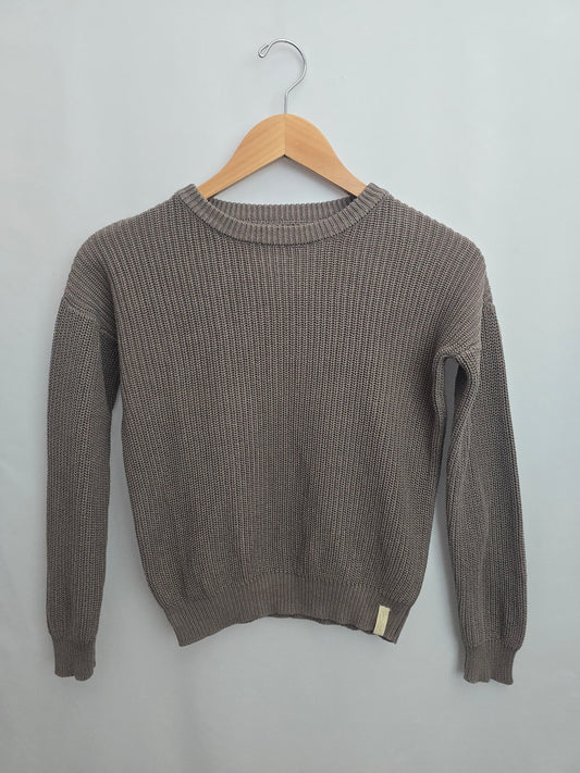Jax & Lennon Fog Knit Sweater • 6-7 years