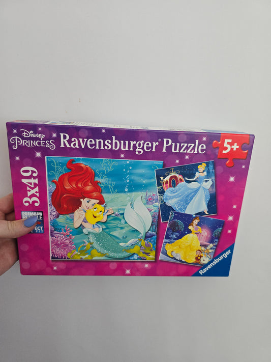 Ravensburger Disney Princess 3x49 Puzzle