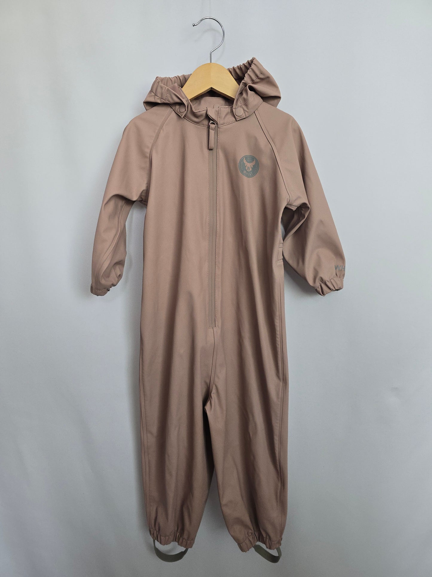 Wheat Dusty Mauve Mika Rainsuit • 2 years