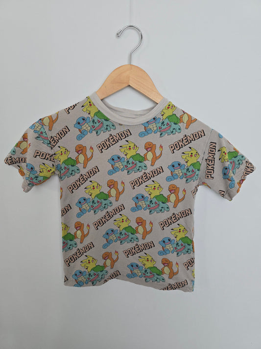 H&M Pokemon Graphic Tee • 4-6 years