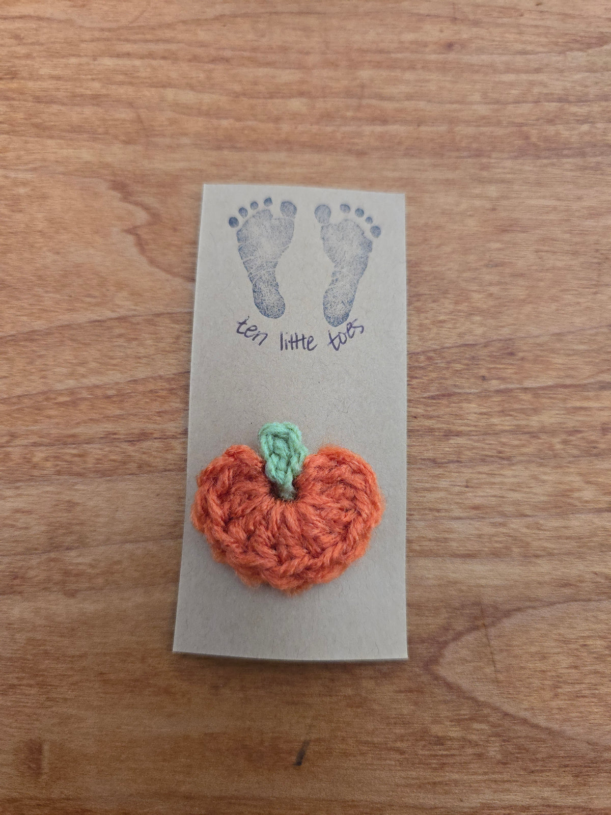 Small Pumpkin No Hair Grip Clip
