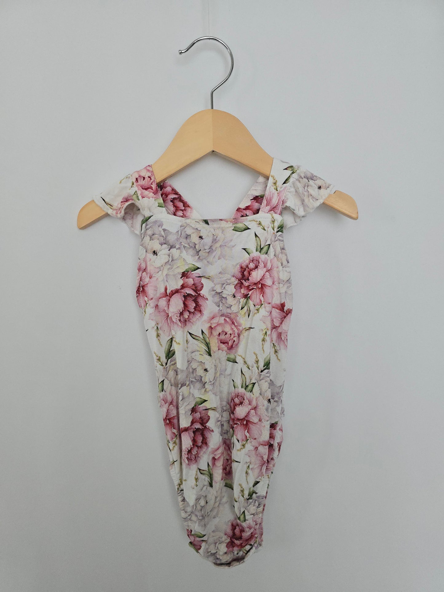 Hanlyn Collection Floral Bubble Romper • 12-18 months