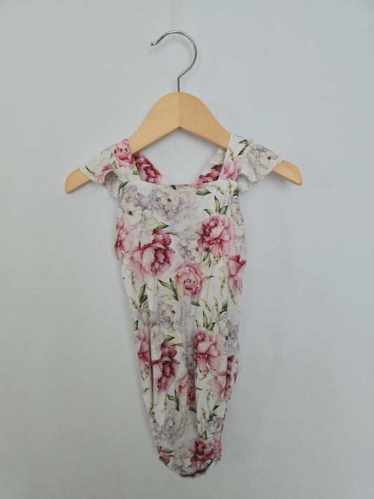 Hanlyn Collection Floral Bubble Romper • 12-18 months