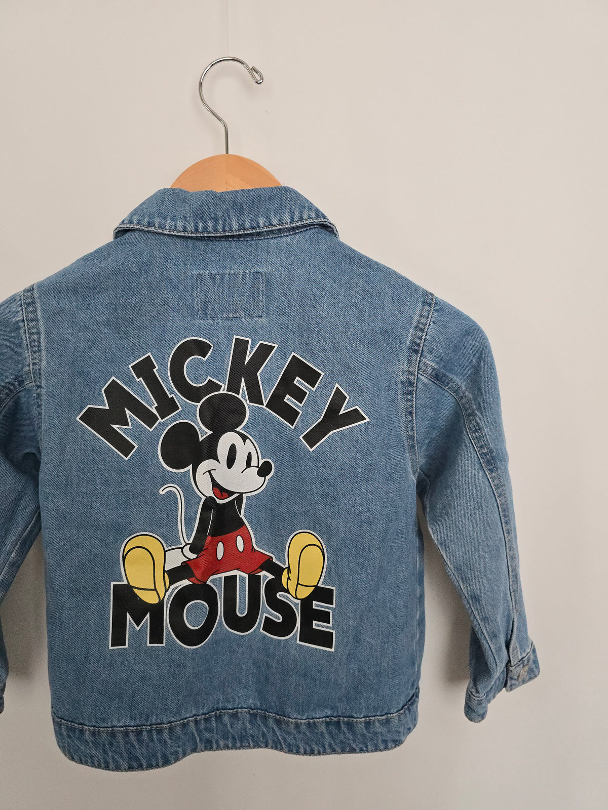 Zara Denim Mickey Mouse Jacket • 6 years