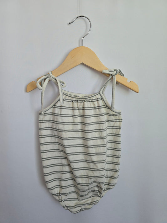 Rylee + Cru Striped Bubble Romper • 6-12 months