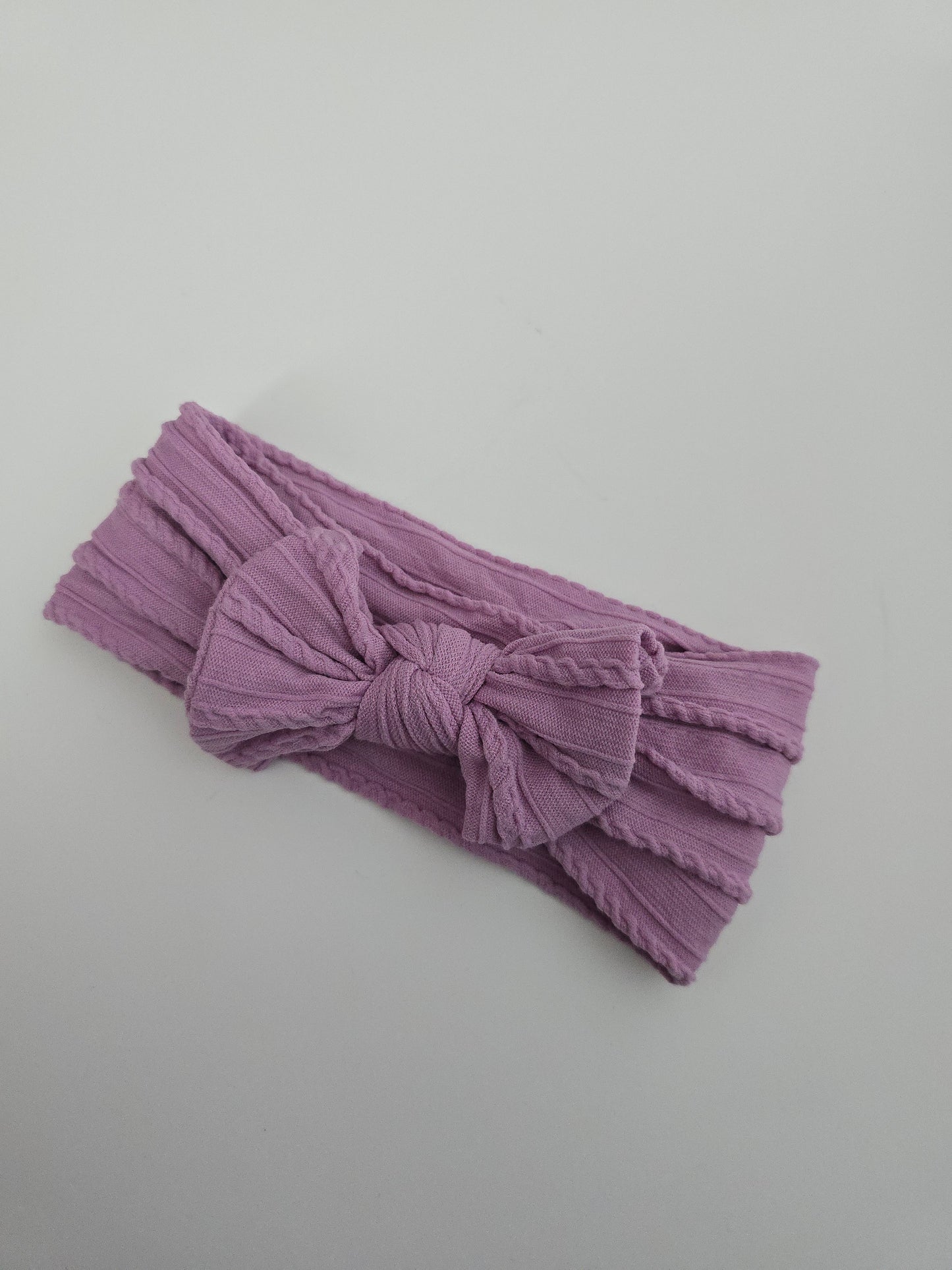 Knot Headband Purple • 0-12 months