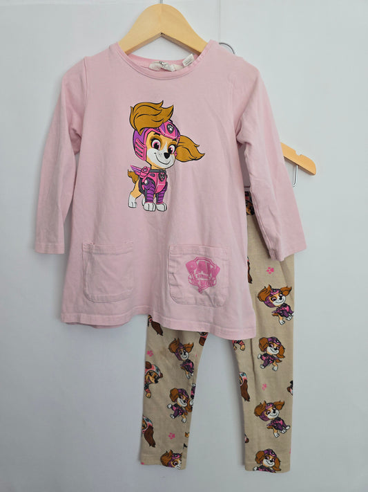H&M Paw Patrol Tunic & Leggings Set • 3 years
