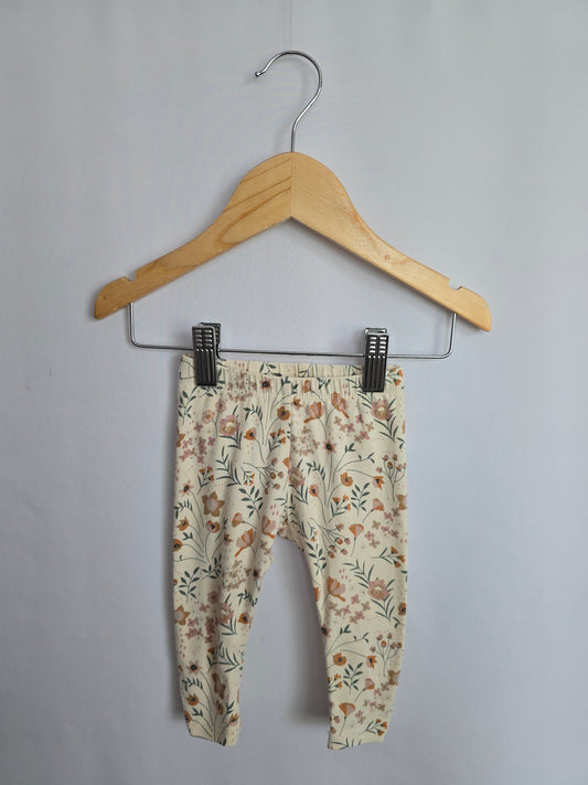 Jax & Lennon Spring Floral Leggings • 0-6 months