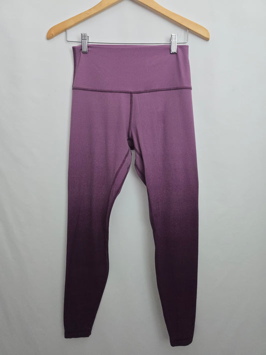 Lululemon Purple Spray Ombre Align High Rise Leggings 28" •  Medium 8