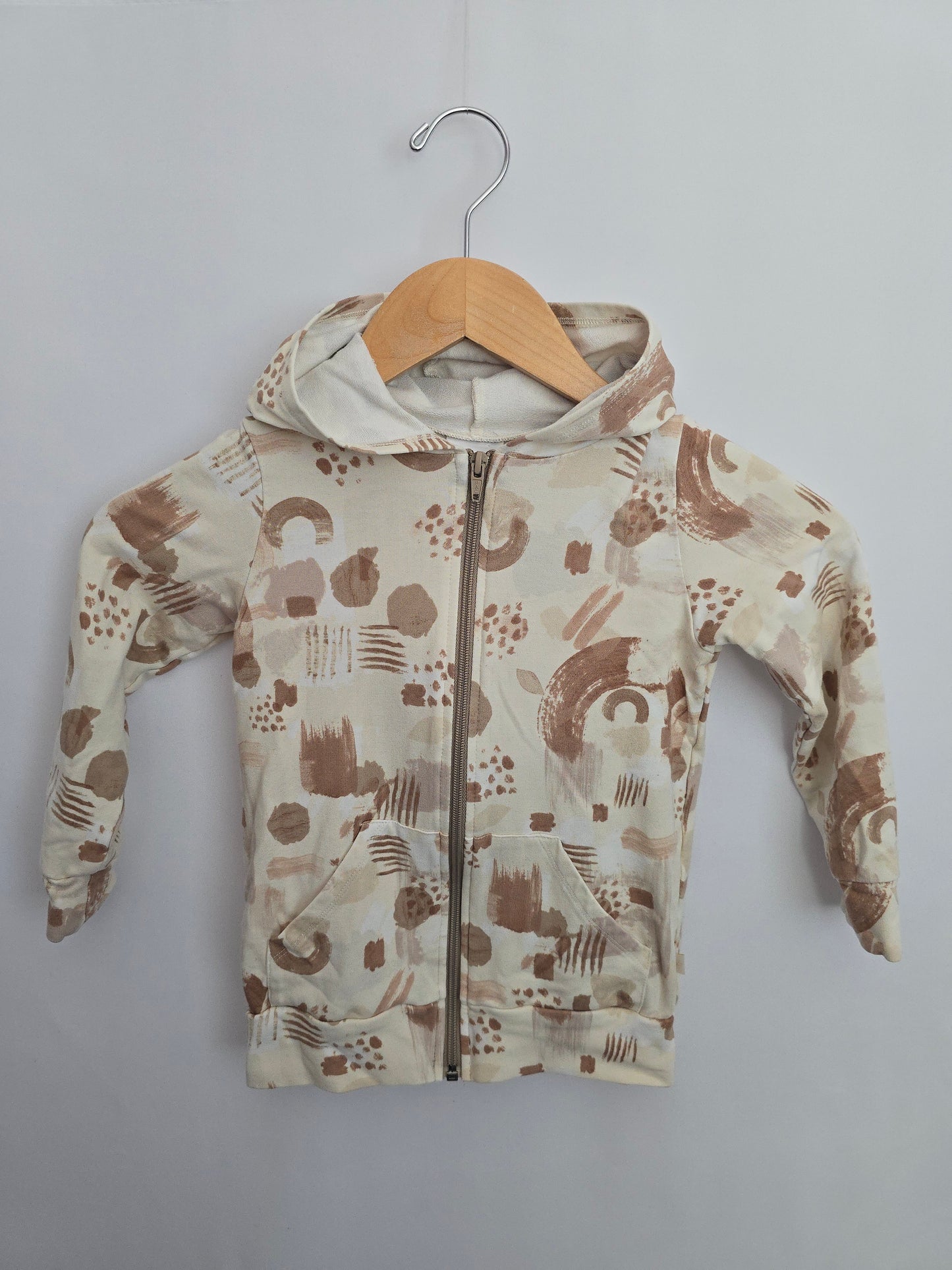 Jax & Lennon Abstract Shapes Zip Hoodie  • 3-4 years