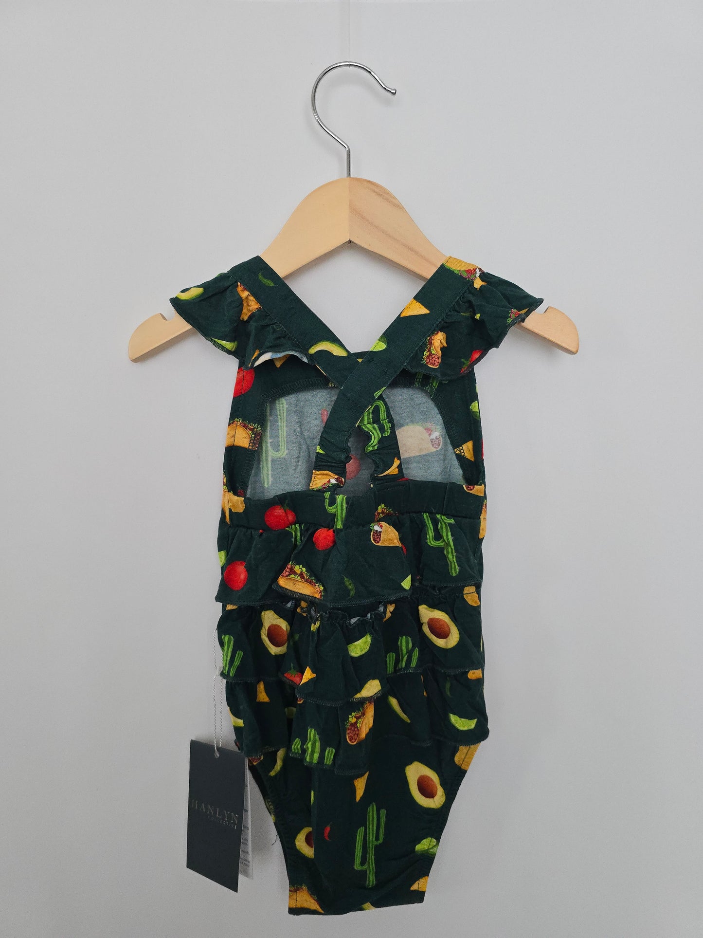 NEW Hanlyn Collective Taco Time Bubble Romper • 12-18 months