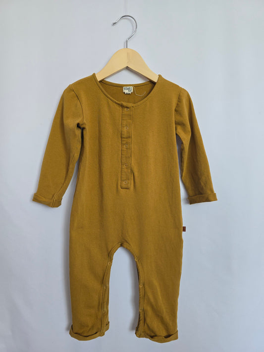 KidWild Organics Honey Snap Romper  • 18-24 months