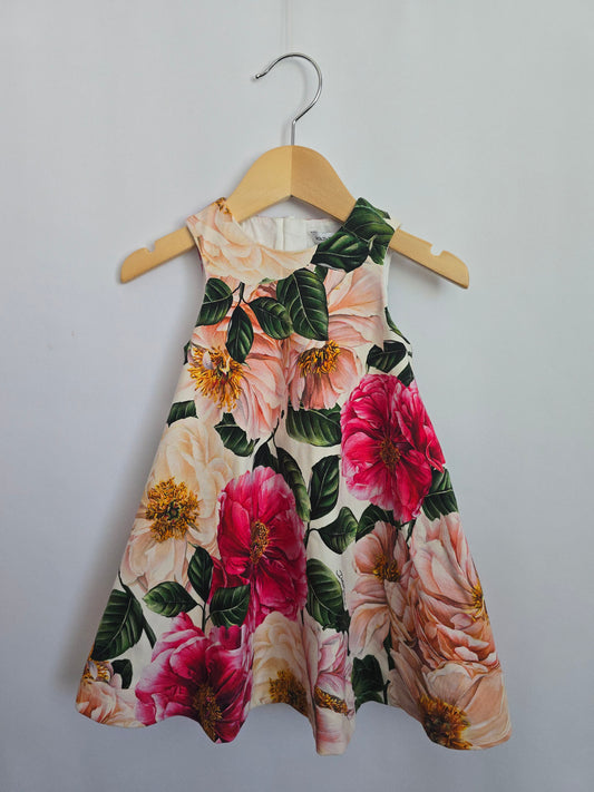 Dolce & Gabbana Floral Dress • 12-18 months
