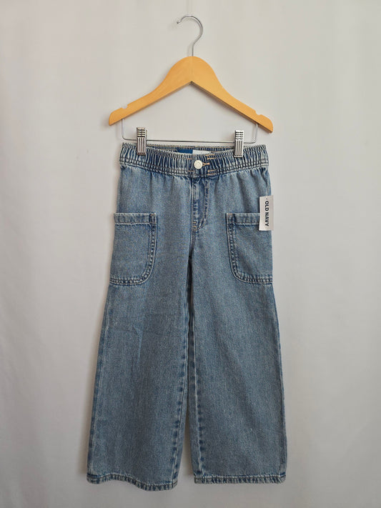 NEW Old Navy Wide Leg Jeans • 5 years