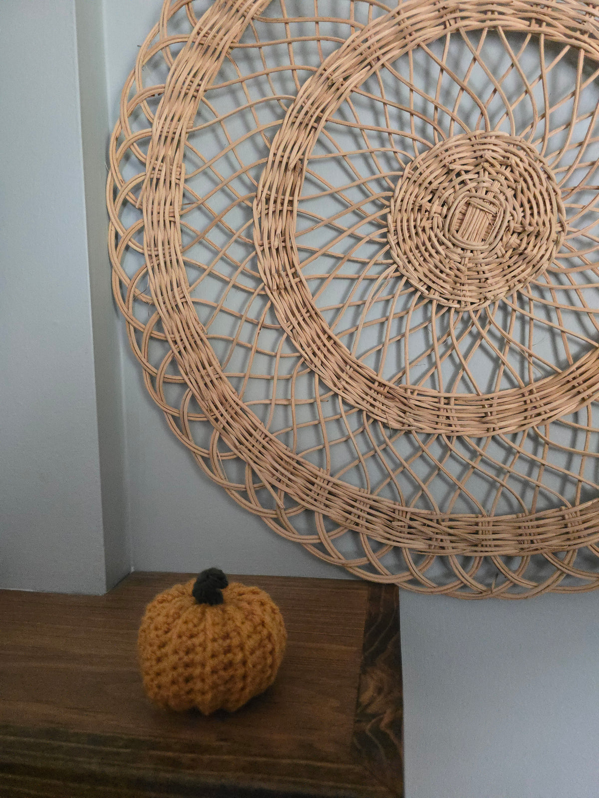 Small Crochet Pumpkin •  Harvest Gold