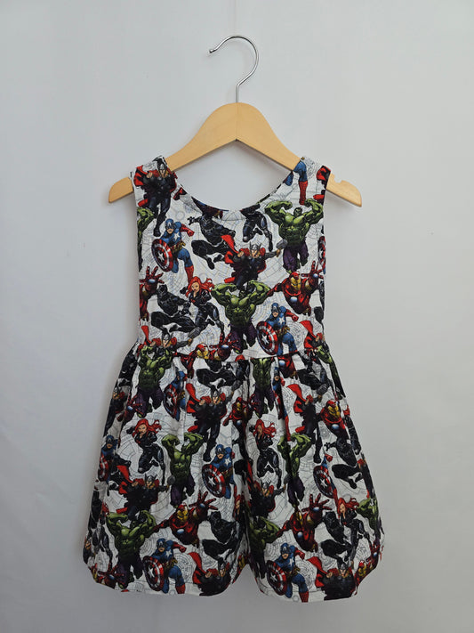 Marvel Superhero Handmade Dress • 2-3 years