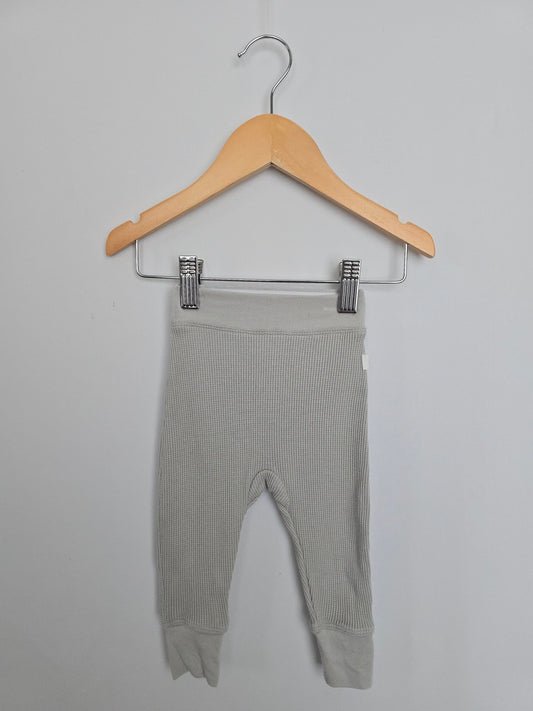 Loulou Lollipop Powder Blue Tencel Leggings • 0-3 months