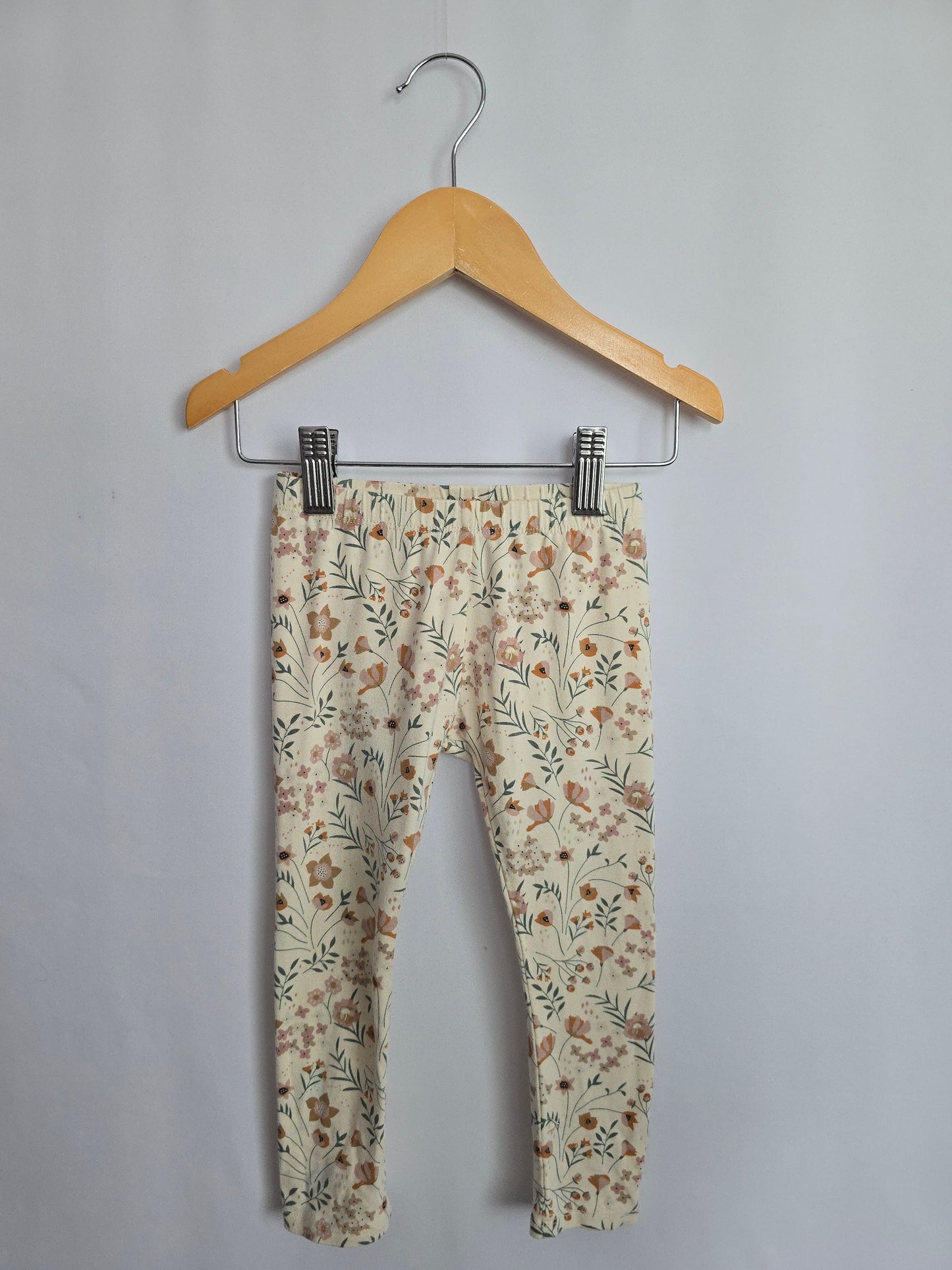 Jax & Lennon Spring Floral Leggings • 18-24 months