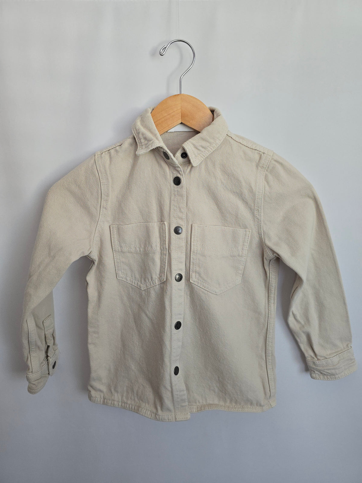 M&S Bone Denim Shacket • 6-7 years