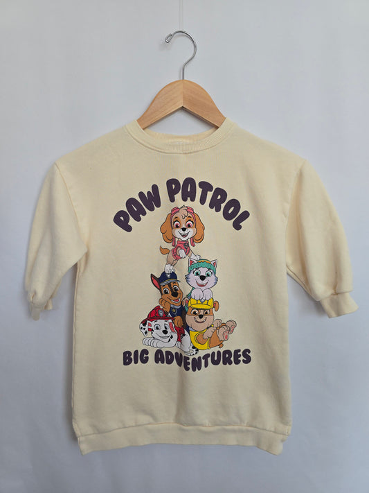 Zara Paw Patrol Sweater Dress • 3-4 years