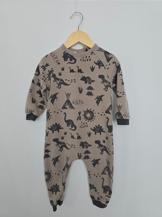 Next Dinosaurs Relaxed Snap Romper • 12-18 months