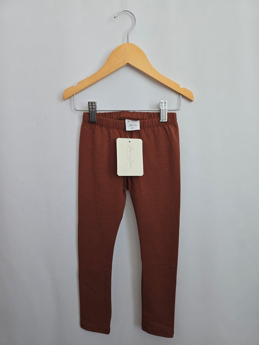 NEW Jax & Lennon Rust Leggings • 3-4 years